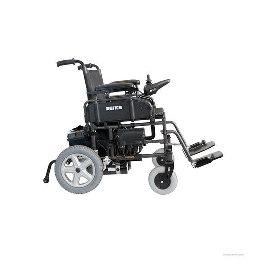 Merits Health Travel Ease Heavy Duty Foldable Power Wheelchair