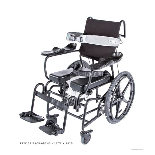 ActiveAid 285 Rehab Shower/Commode Chair-Tilt